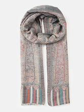 Traditional Earth Tone Kani Jacquard Shawl